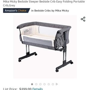 Mika Micky bedside bassinet
